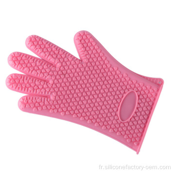 Gants de silicone de cuisine four à micro-ondes